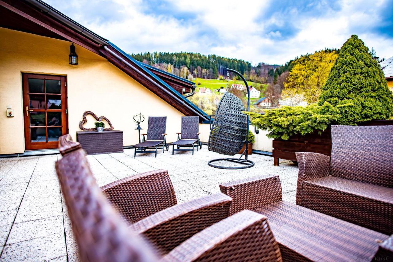 Penzion A Restaurace Stare Casy Горни-Бечва Экстерьер фото