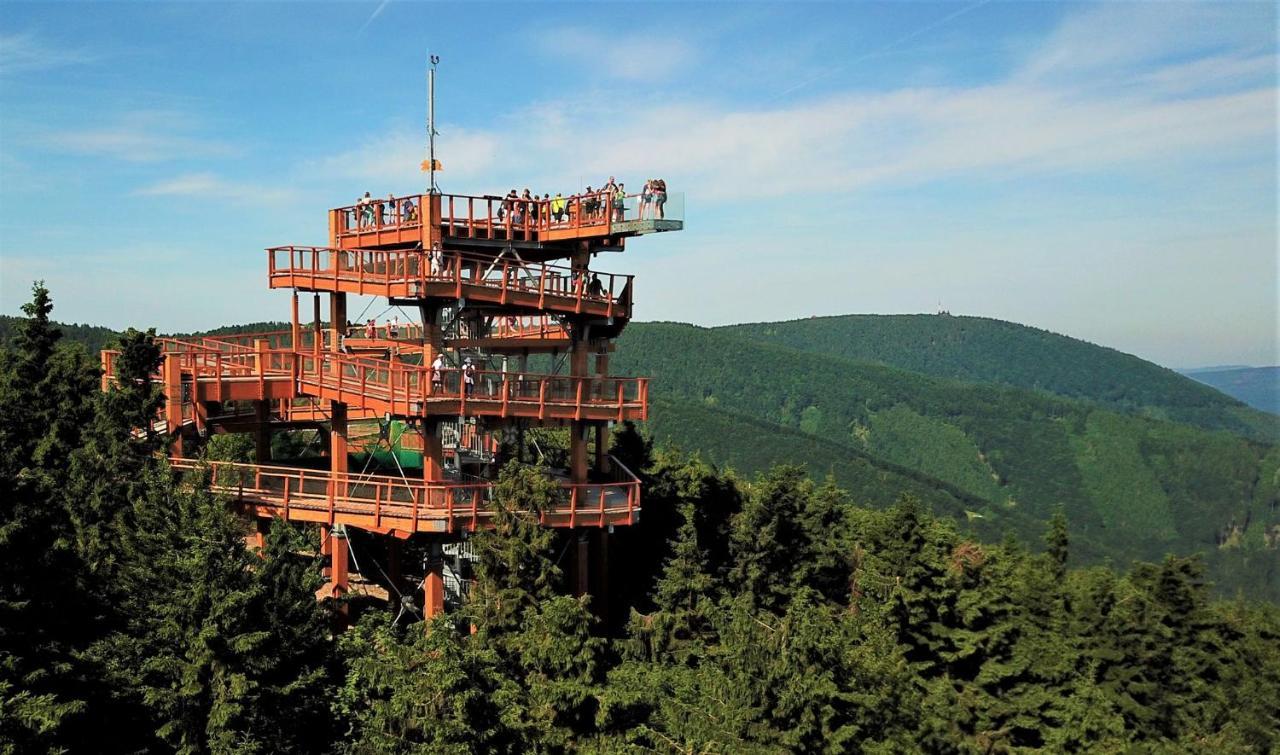 Penzion A Restaurace Stare Casy Горни-Бечва Экстерьер фото
